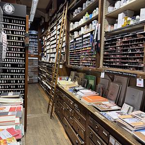 At Magasin Sennelier in Paris.